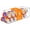 One, variant on Soda Can Organizer for Refrigerator, Stackable Canned Food Pop Cans Container Can Holder Dispenser with Lid for Fridge Rack Freezer, Clear Storage Bins-Holds 12 Cans Each (One)