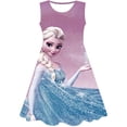 thumbnail image 1 of Vestido de Frozen de Disney para niñas, traje de cumpleaños, vestidos elegantes de Elsa, disfraz infantil para niñas, ropa de fiesta para niños, niña 1 10 Yea10T Gao Jinjia LED, 1 of 2