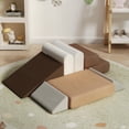 thumbnail image 3 of Benarita 7-Piece Toddler Climbing Blocks Set, Foldable Foam Blocks for Climbing or Sofa, Educational Play and Relaxation Set for Babies and Toddlers, 3 of 10