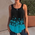 thumbnail image 4 of Women's Tank Tops Casual Round Neck Loose Tunic T-Shirt Blouse Tops, 4 of 4
