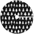 thumbnail image 1 of FMSHPON Tree Pattern Xmas Christmas Tree Skirt Stand Mat for Holiday Party Decoration Indoor Outdoor 36 inches, 1 of 6