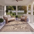 thumbnail image 3 of Safavieh Courtyard Crystal Floral Indoor/Outdoor Area Rug, Brown/Natural, 9' x 12', 3 of 14