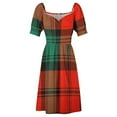 thumbnail image 4 of Kerr Robe Sans Manches Tartan Ancienne pour Femmes, Robes de Soirée pour occasions Spéciales, Robe de Plage pour Femmes, 4 of 4