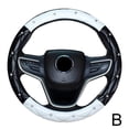 thumbnail image 1 of Car Rhinestones Steering Wheel Cover With Crystal 37-38CM Wheel Steering Sparkling Protector Vehicle U4K8 Fit Car A2U1, 1 of 9