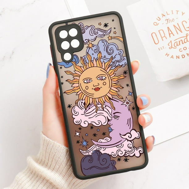 Funda para Samsung A54 5G A53 A34 A33 A13 A52 A52s A51 A32 A12 A22 S23 S22 Ultra S21 FE Fundas transparentes mate duras Fivean unisex