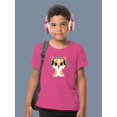 thumbnail image 2 of Corgi With Headsets T-Shirt Juniors -Image by Shutterstock,  Small, 2 of 4