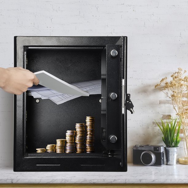 PHOGEO 1.5Cubic Large Fireproof Safe Box with Fireproof Waterproof