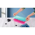 thumbnail image 2 of Ice Cube Tray with Flexible Silicon Bottom and Lid, 12 Cube Trays (Multicolor - Pack of 4), 2 of 3