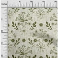 thumbnail image 2 of oneOone Polyester Spandex Light Green Fabric Floral Dress Material Fabric Print Fabric By The Yard 56 Inch Wide, 2 of 4