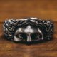 thumbnail image 2 of Anillo de latón con cabeza de Jesús para hombres y mujeres, banda de cobre puro, Estilo Vintage, joyería de moda, regalo, novedad, 2023, 2 of 4