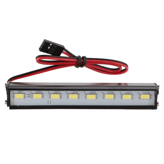 BARRA DE LUZ DE AUTOMÓVIL RC LED, LARGA VIDA DE SERVICIO RC BARRA DE LUZ DE AUTOMÓVIL SUPER Brillante Luz Blanca para Accessorios