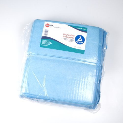 DYNAREX Underpad 17 X 24" Disposable Fluff / Polymer #1341-BG