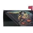 thumbnail image 4 of Ryvnso Mailbox Cover Skeleton and Pumpkins Magnetic Mailbox Wrap Standard Size 21x18 Inch, 4 of 8