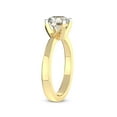 thumbnail image 4 of 2 Carat IGI Certified Princess Shape Lab Grown Diamond Engagement Ring | 14K Yellow Gold | Jannel Tapering Solitaire Lab Diamond Ring | FG-VS1-VS2 Quality Friendly Diamonds, 4 of 5