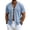 Light Blue_#02, variant on Sewkxo Men's Linen Shirts Short Sleeve Casual Shirts Button Down Shirt for Men Beach Summer Shirt,Khaki XL