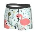 thumbnail image 2 of Disketp Cute Flamingo Men'S Boxer Briefs,Soft And Breathable Cotton Underwear With Comfortflex Waistband, 2 of 8