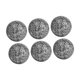 thumbnail image 5 of 6 Piezas Decorativas Mosaico Vidrio Bolas para Jarrón Centro Mesa Detalle Mosaico Sofisticado Adecuado para Sala de Estar Comedor Bodas Negro plateado, 5 of 8