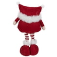 thumbnail image 4 of Northlight Standing Christmas Gnome with Pom Pom Hat Figure - 12.5" - Red and White, 4 of 5