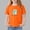 Orange, variant on Piuwrlz Short Shirts Sleeve Kids Girls Graphic T-Shirts Crew Neck Pullover Orange Size 7-8 Years
