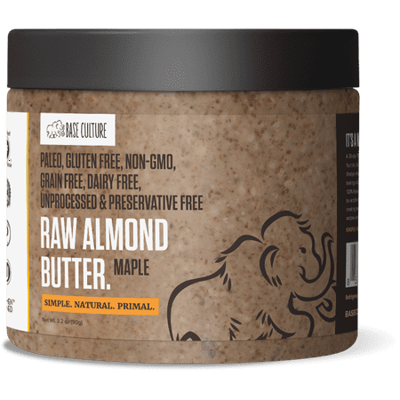 Base Culture Paleo Gluten Free Raw Almond Butter Snack -