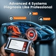 thumbnail image 2 of ANCEL DS100 OBD2 Scanner - ABS, SRS, Transmission & Check Engine Code Reader with 7 Reset, Oil/Brake/BMS/SAS/ETS Reset, ABS Auto Bleeding, Gear Learning, Lifetime Free Update, Online Customer Service, 2 of 10