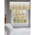 thumbnail image 3 of Valances for Windows Farm Yellow Rod Pocket Cafe Window Treatments Valance Curtains for Kitchen Bathroom Laundry Basement Windows 60"x14", 3 of 9
