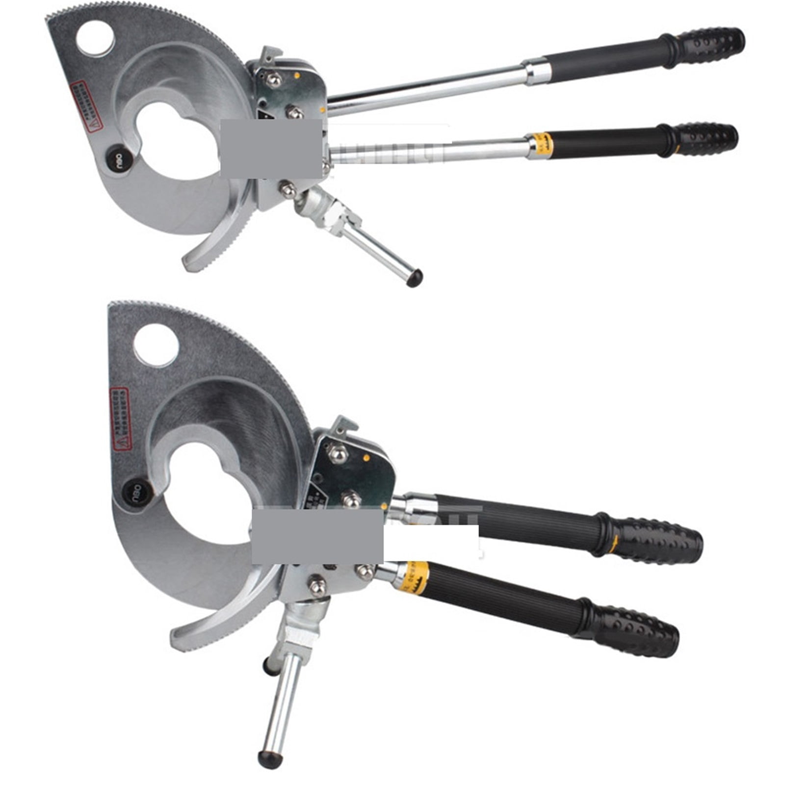 Ratchet Cable Cutter, Heavy Duty Wire Cutter For Max 100mm Armoured Aluminum Copper Cable Ratcheting Wire Cutting Hand Tool ,Heavy Duty Build