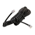 thumbnail image 2 of Belkin Pro Series Coiled Telephone Handset Cable - RJ-11 Male Phone - RJ-11 Male Phone - 12ft - Black, 2 of 3