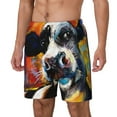 thumbnail image 2 of Daiia Cow Mens Swim Trunks Swim Shorts Quick Dry Swim Shorts with Mesh Lining Pockets-Medium, 2 of 9