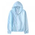 thumbnail image 1 of MesaSe Veste Légère à Capuche Protection Solaire UPF 50+ pour Femmes Extérieure Séchage Rapide Course Randonnée Manches Longues, 1 of 7