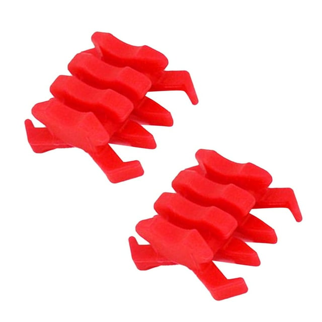 S SERENABLE 1 Paire Amortisseur de Chocs à Nœud Composé Stabilisateur de Vibration Rouge