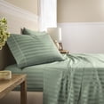 thumbnail image 2 of Wamsutta 1846 650 Thread Count Sea Spray Stripe Egyptian Giza Cotton Sateen Pillow Cases, Queen (2 Count), 2 of 4
