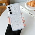 thumbnail image 5 of for Galaxy S21+/S21 Plus Case 6.7", Curly Wavy Anti-Slip Grip Design Transparent Bling Glitter Star Shiny Case Cute Clear Sparkly Bumper Protection Soft Phone Cover Case for Women Girls, Clear, 5 of 12