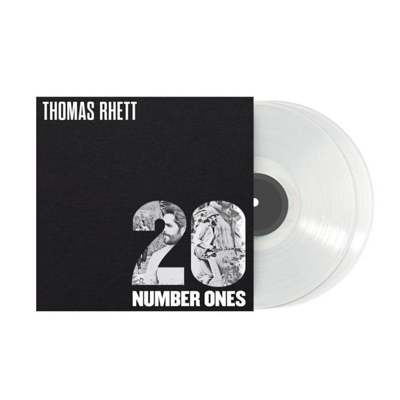 Thomas Rhett - 20 Number Ones Exclusive Limited Glass Clear Colored Vinyl 2x LP