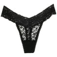 thumbnail image 5 of Baywell Women Sexy Lace Thongs V Cheeky Underwear See Through Panties Seamless Low Waist Underwear 5 Pack, 5 of 9