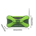 thumbnail image 2 of 10000ma Disaster Prevention Emergency Hand Crank Power Generation Radio Flashlight Multi-functional Solar Charging Treasure Lights, 2 of 9