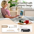 thumbnail image 3 of VUSIGN Portable Lap Laptop Desk with Pillow Cushion, Fits up to 15.6 inches Laptops, Laptop Tray, Anti-Slip Laptop Stand for Bed Desk Couch, Computer Accessories for Home Office, 3 of 7