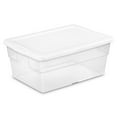 thumbnail image 1 of Sterilite 16 Qt Boîte de Rangement avec Couvercle, 60 Boîtes, 1 of 11