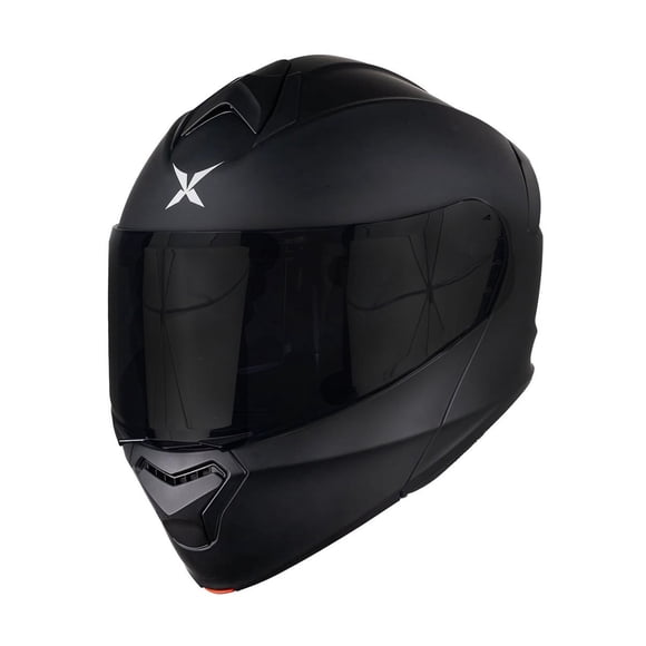 Casco Abatible Para Moto X- Kov Trooper Negro Mate Ece2206