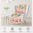 thumbnail image 4 of Mushroom Blanket, Mushroom Gifts for Women, Soft Fleece Flannel Mushroom Throw Blanket 60" X 50", Cute Mushroom Head Blanket Stuff Gifts for Mushroom Lovers Couch Bedding Living Room Decor, 4 of 6