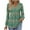 Green, variant on Kixjoy V Neck Tops for Women Plus Size Long Sleeve Button Down Shirts Casual Work Lightweight Tunic Tops Trendy Winter Floral Print Women's Clothing, Light Blue S