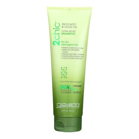 Cosmetics 2chic Shampoo Avcdo & OLV, 8.5 Fl Oz (Pack of 1), Ultra-Moist (Avocado   Olive Oil), 8