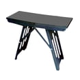 thumbnail image 6 of koolsoo Camp Stool Camping Stool Lightweight Footrest Carbon Steel Frame Small Foldable Chair Folding Stool for Garden Fishing Travel Black, 6 of 8