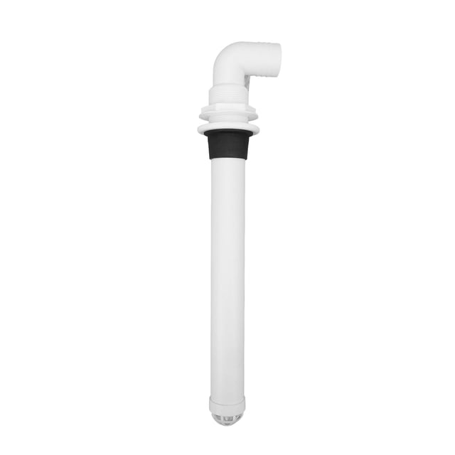 Tubo de drenaje de desbordamiento, flujo de agua estable, blanco, Flexible, resistente, Universal, para cabina de yate, baño, RV