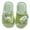 Green, variant on FINALGANG Child Girls Boys Kids Home Slides Indoor Floor Cute Cartoon Soft Comfortable Non- Linen Slipper Shoes Toddler Footwear 7-8 Years