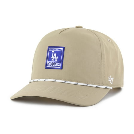 Men's '47 Khaki Los Angeles Dodgers Cozumel Hitch Adjustable Hat