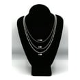 thumbnail image 5 of Mens White Gold Chain - Solid White Ball / Bead Chain - Silver / 10K / 14K, 5 of 7