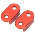thumbnail image 5 of 2Pcs RC Rear Axle Leaf Spring Suspension Mount Plate Fit for WPL D12 1/10 Remote Control TrucksRed,, 5 of 5