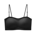 thumbnail image 2 of EaskTriop Strapless Bra for Women Wireless Bandeau Bra Seamless Bra with Removable Spaghetti Straps Padded Push Up Bralette, 2 of 6