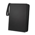 thumbnail image 2 of HILABEE 9 Pocket Binder Binder Photocard Zipper Portable Waterproof Trading Card Black A, 2 of 9